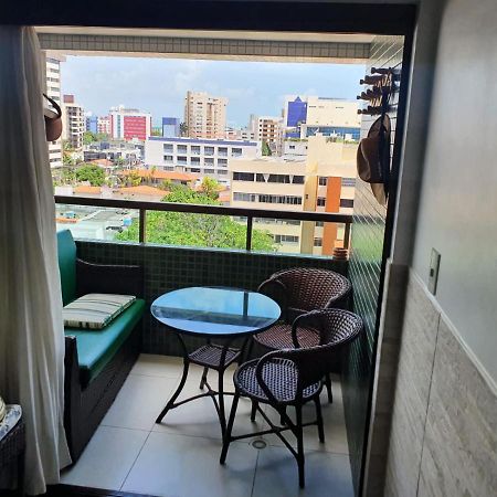 João Pessoa Luxor Tambau Ap 100 Metros Da Praia Com Vista Para O Mar מראה חיצוני תמונה