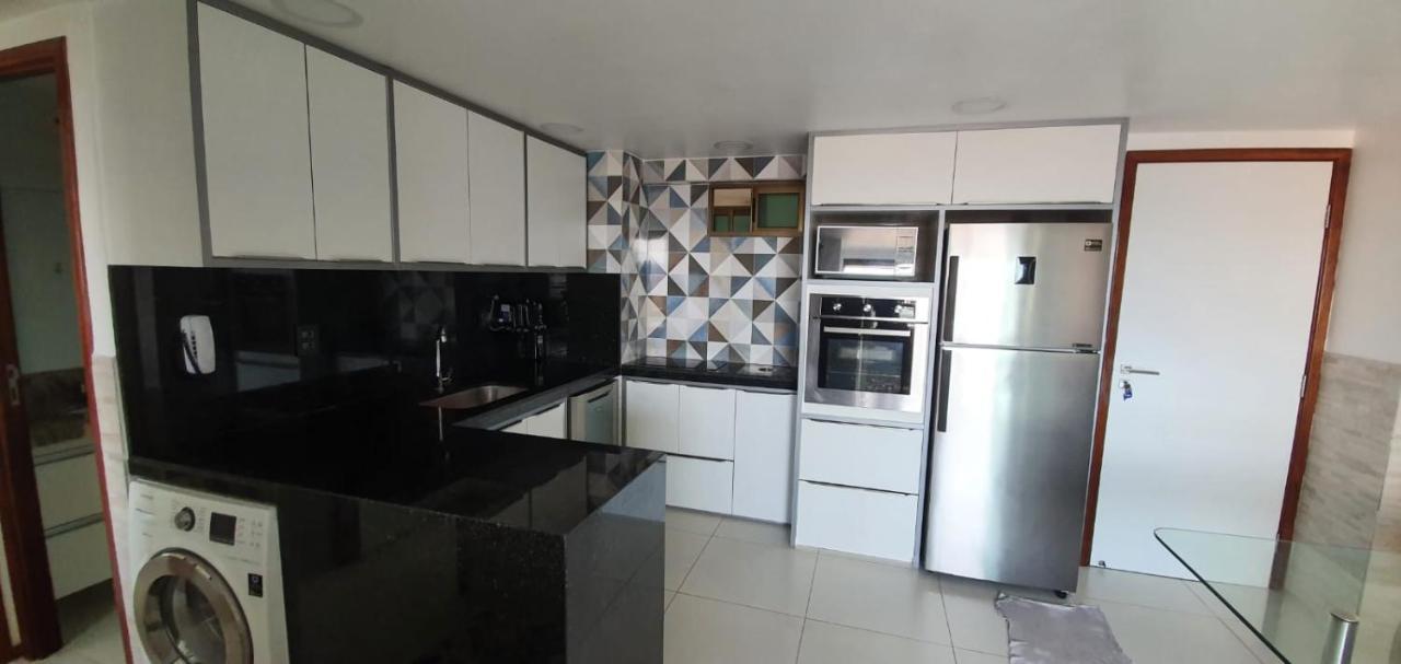 João Pessoa Luxor Tambau Ap 100 Metros Da Praia Com Vista Para O Mar מראה חיצוני תמונה